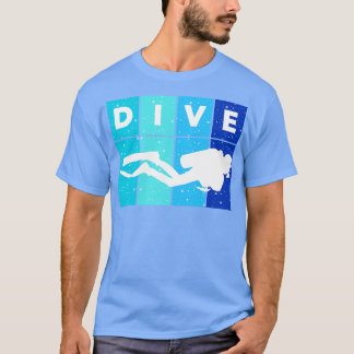 Camiseta Dive Scuba Scuba mergulhando amantes do oceano Mer
