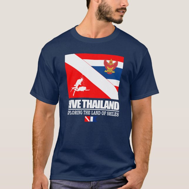 Camiseta Dive Thailand Roupa (Frente)