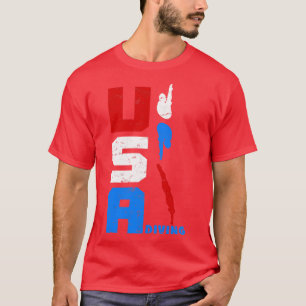 Camiseta Dive USA Diver Competitive Diving Original