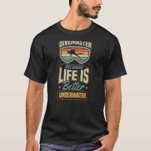 Camiseta Divemaster Porque Scuba Submarino
