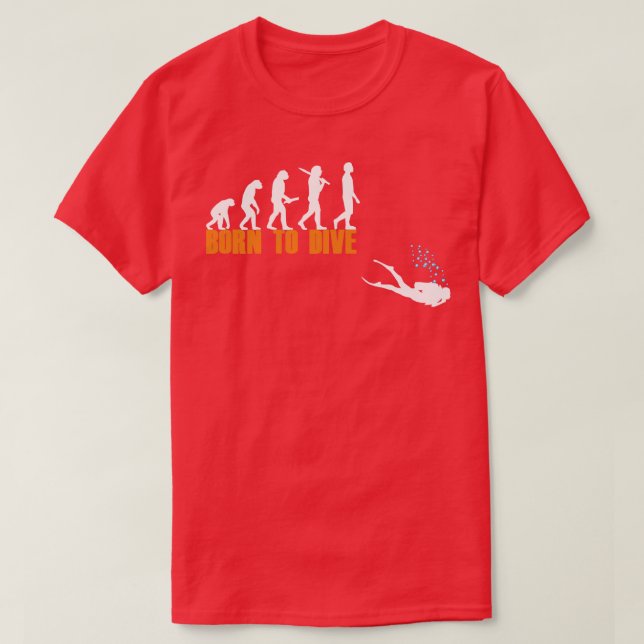 Camiseta Diver Scuba Merging Gift Holiday Egito Presente 1 (Frente do Design)