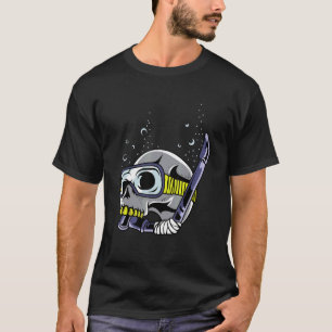 Camiseta Divers de Cova de Mergulho de Caveira