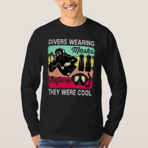 Camiseta Divers Vestindo Máscaras Antes De Serem Legal Scub