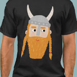 Camiseta Diversão<br><div class="desc">Um viking divertido, perfeito para o seu Escandinavo favorito. Arte original de Nic Squirrell.</div>