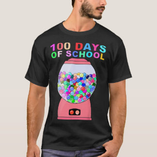 Camiseta Diversão 100 Dias De Escola Máquina Gumbyll Para C