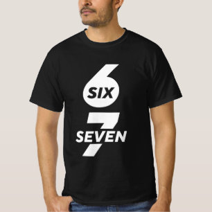 Camiseta Diversão 6 7T-Shirt Design de Sete Memes