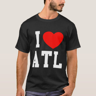 Camiseta Diversão Amor Atlanta Geórgia Souvenir Férias Atl