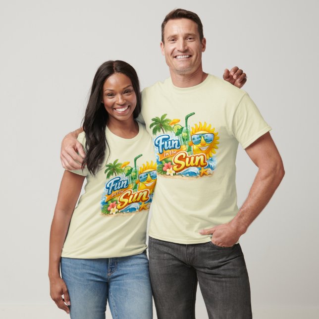 CAMISETA DIVERSÃO AO SOL (Unissex)