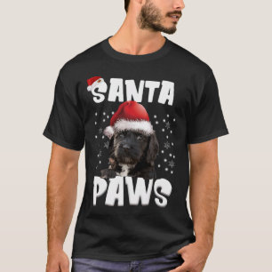 Camiseta Diversão Apocalipse Natal Lights Tree Dog Lover Xm