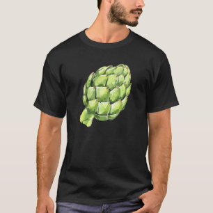 Camiseta Diversão Artichoke Vegetal Figurume Artichoke Ve
