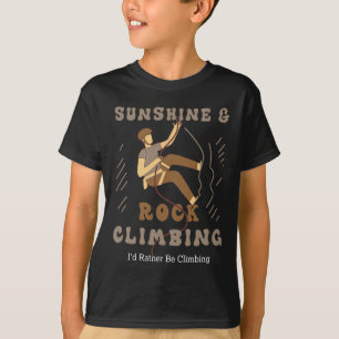 Camiseta Diversão Aventura Na Natureza Com Sol E Escalada