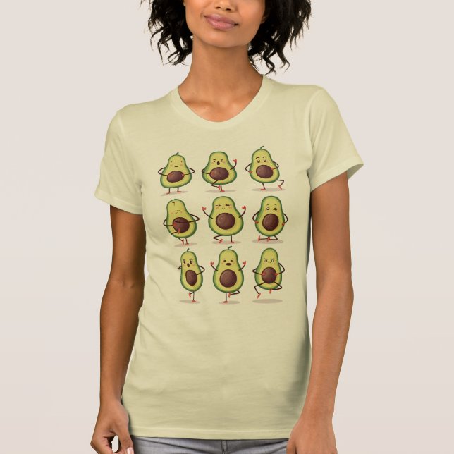Camiseta Diversão Avocado Yoga (Frente)