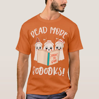 Camiseta Diversão Boo Leia Mais Bibliotecário de Livros Pro