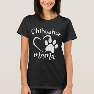 Camiseta Diversão Chihuahua Mama Pet Lover Roupa Dog Chichi
