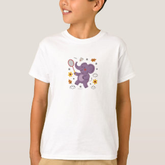 Camiseta Diversão com elefante bebê