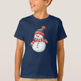 Camiseta "Diversão Congelada: Papais noeis Tee Snowman"