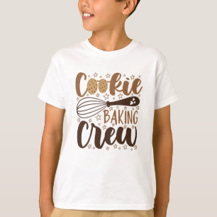 Camiseta Diversão Cookie Baking Crew Design