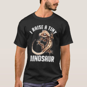 Camiseta Diversão Crestada Gecko Eyelash Lizard Reptile Her