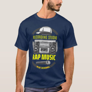 Camiseta diversão da escola antiga HIP HOP