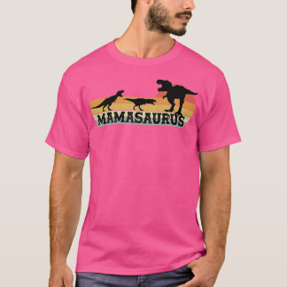 Camiseta Diversão Da Família Mamasaurus T-Rex Para A Mãe -