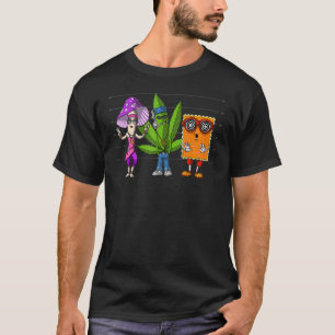 Camiseta Diversão da Floresta Psicodélica de Acampamento de