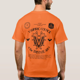 Camiseta Diversão da MS patrocinada pelo Conselho Vampiro T