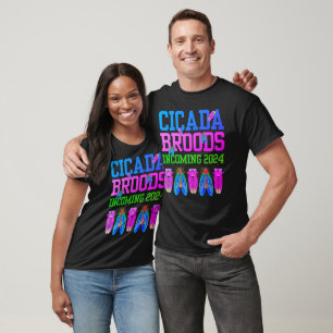 CAMISETA DIVERSÃO DE 2024 DA CICADA BROODS