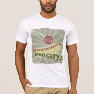 Camiseta Diversão de cachorro quente Diversão de imagem Slo