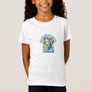 Camiseta Diversão de Cartoon: Alegria de Aniversário