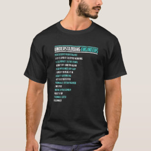 Camiseta Diversão de Engenharia Sarcástica Mecânica Compree
