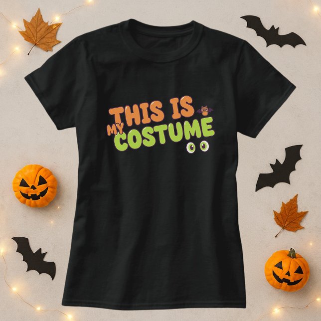 Camiseta Diversão De Halloween Tee; Esta É A Minha Cotação  (Criador carregado)