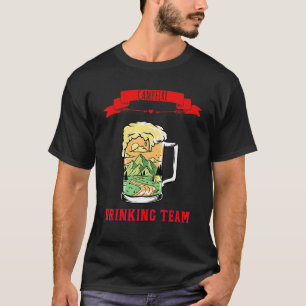 Camiseta Diversão de Humor da Equipe do Bebendo de Campfire