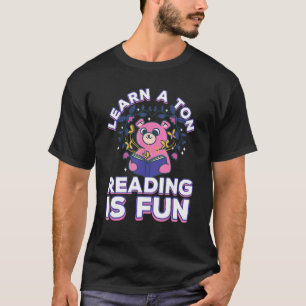 Camiseta Diversão de Leituras de Aprendizado Inteligência I