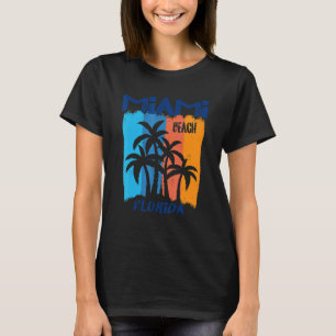Camiseta Diversão de Miami Beach, Flórida, Design