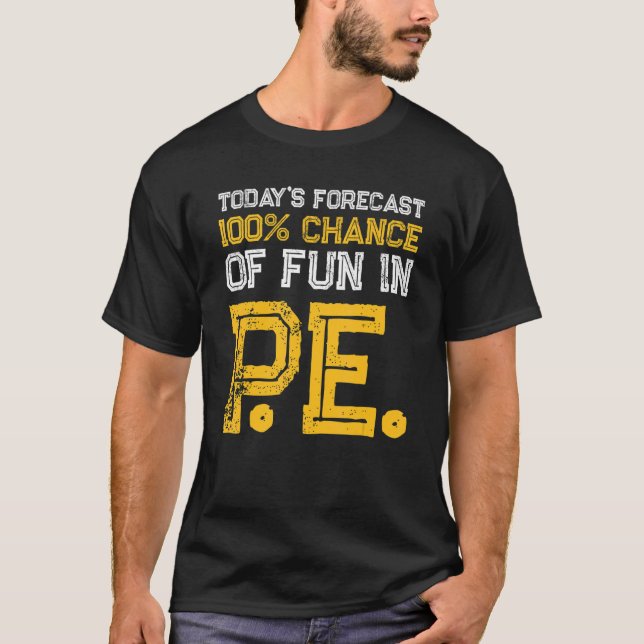 Camiseta Diversão de Professores de Educação Física do PE (Frente)