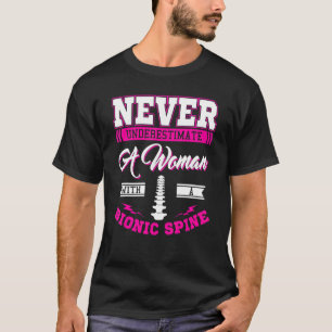Camiseta Diversão De Professores Nunca Subestima Uma Mulher