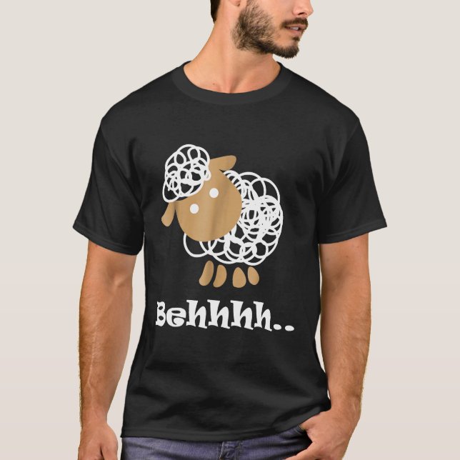Camiseta Diversão de Sheep Behhh (Frente)