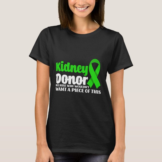 Camiseta Diversão de transplante de doador para cirurgia be (Frente)