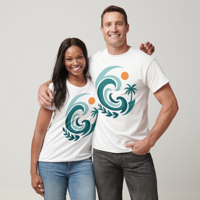 Camiseta Diversão de Verão (Unissex)