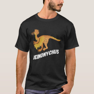 Camiseta Diversão Deinonychus Dinosaur