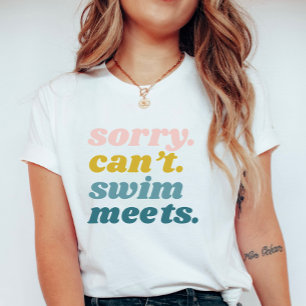 Camiseta Diversão Desculpe Não Sei Nadar Encontra; Humor de