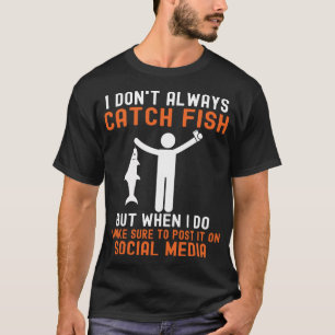 Camiseta Diversão Ditos Pesca Piada Pescador Humor Sarcásti