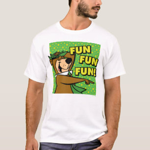Camiseta Diversão divertida do Yogi Bear