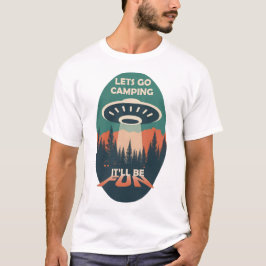 Camiseta Diversão do acampamento de alienígena
