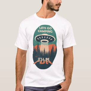 Camiseta Diversão do acampamento de alienígena
