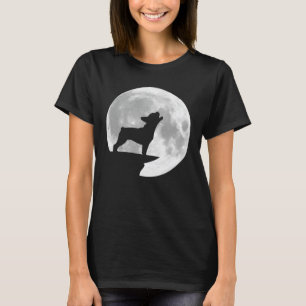 Camiseta Diversão do Bulldog Francês Howling Full Moon Hall