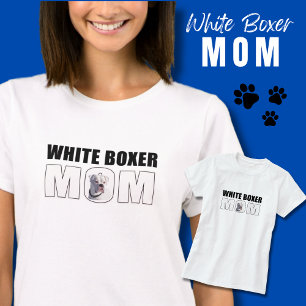 Camiseta Diversão do Cachorro Branco Mãe