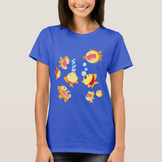 Camiseta Diversão do desenho animado das mulheres do Tanque