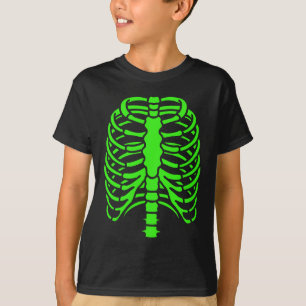 Camiseta Diversão do Dia das Bruxas de Costelas Verdes Lega