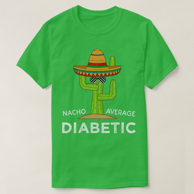Camiseta Diversão Do Humor Diabético Dão Um Engraçado Memór (Frente do Design)